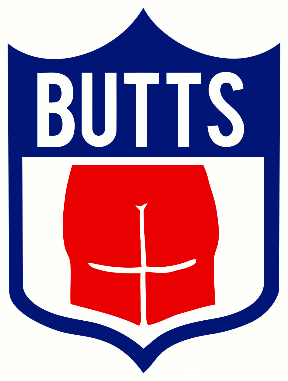 NFL Butts Logo DIY iron on transfer (heat transfer)